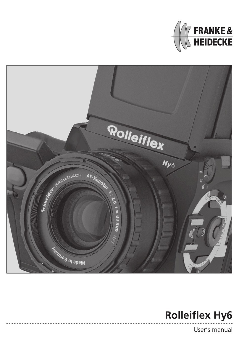 Franke & Heidecke Rolleiflex Hy6 user manual Franke & Heidecke Rolleiflex Hy6 user manual