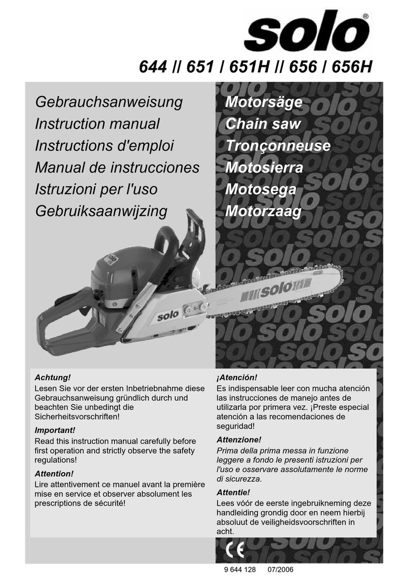 Solo 644 instruction manual