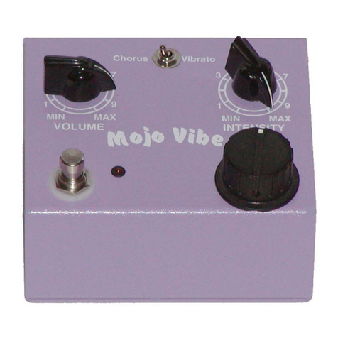 Sweet Sound Electronics Mojo Vibe instruction manual Sweet Sound Electronics Mojo Vibe instruction manual