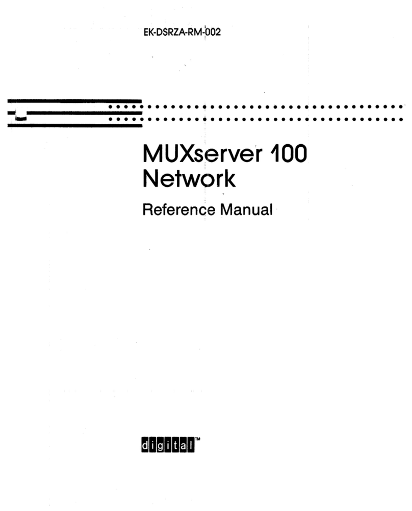 Digital Equipment MUXserver 100 User manual