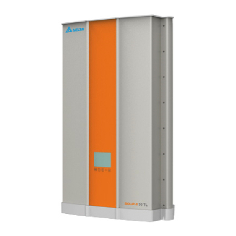 Delta SOLIVIA 10 EU T4 TL Operation and installation manual
