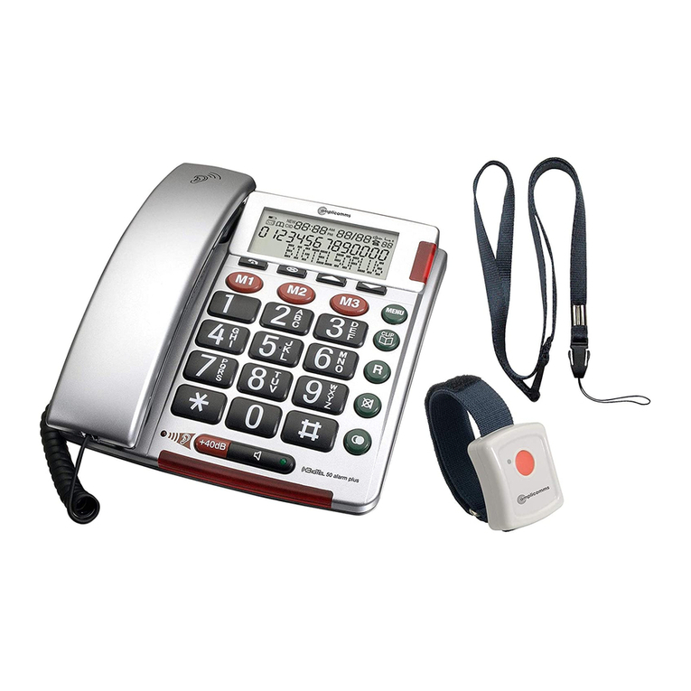 Amplicomms Powertel 50 Alarm Plus User manual