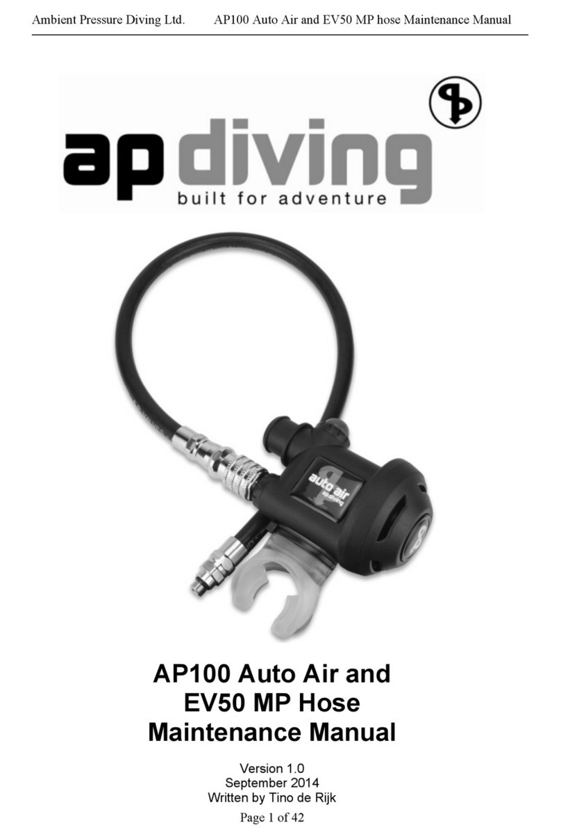AP Diving AP100 Maintenance manual