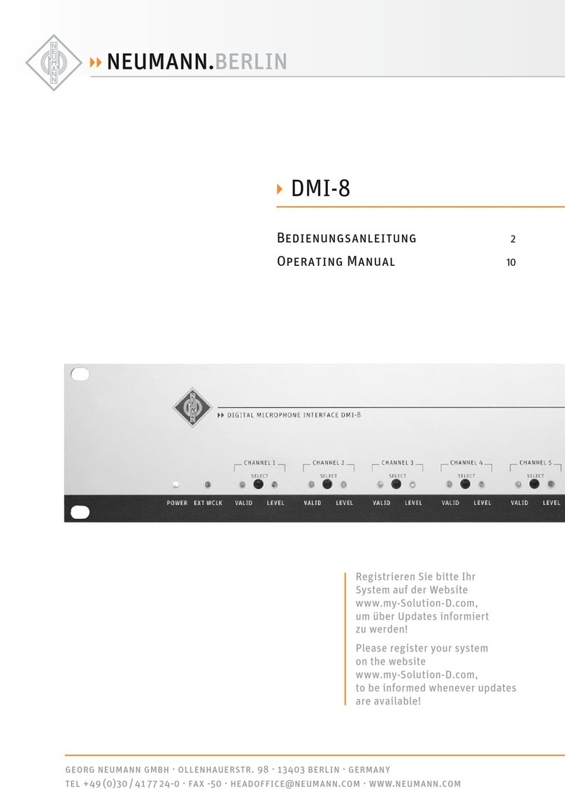 Neumann.Berlin DMI-8 operating manual