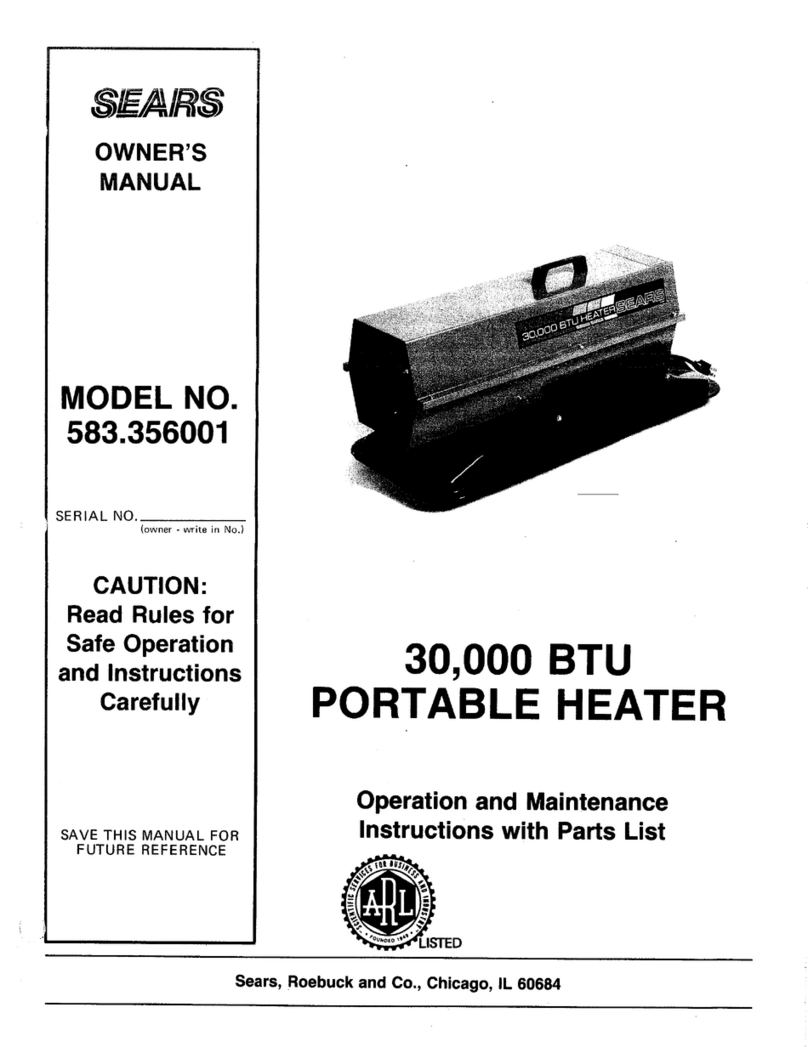 Sears 583.356001 Operation and maintenance instructions