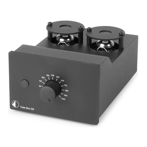 Pro-Ject Audio Systems Tube Box DS Instructions for use