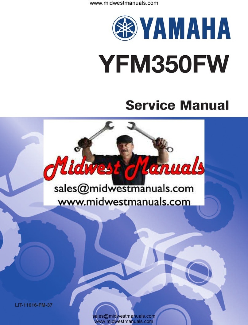 Yamaha YFM350FW User manual