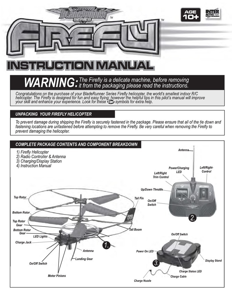 INTERACTIVE TOY CONCEPTS Firefly instruction manual INTERACTIVE TOY CONCEPTS Firefly instruction manual