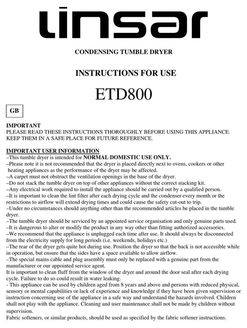 Linsar ETD800 instruction manual