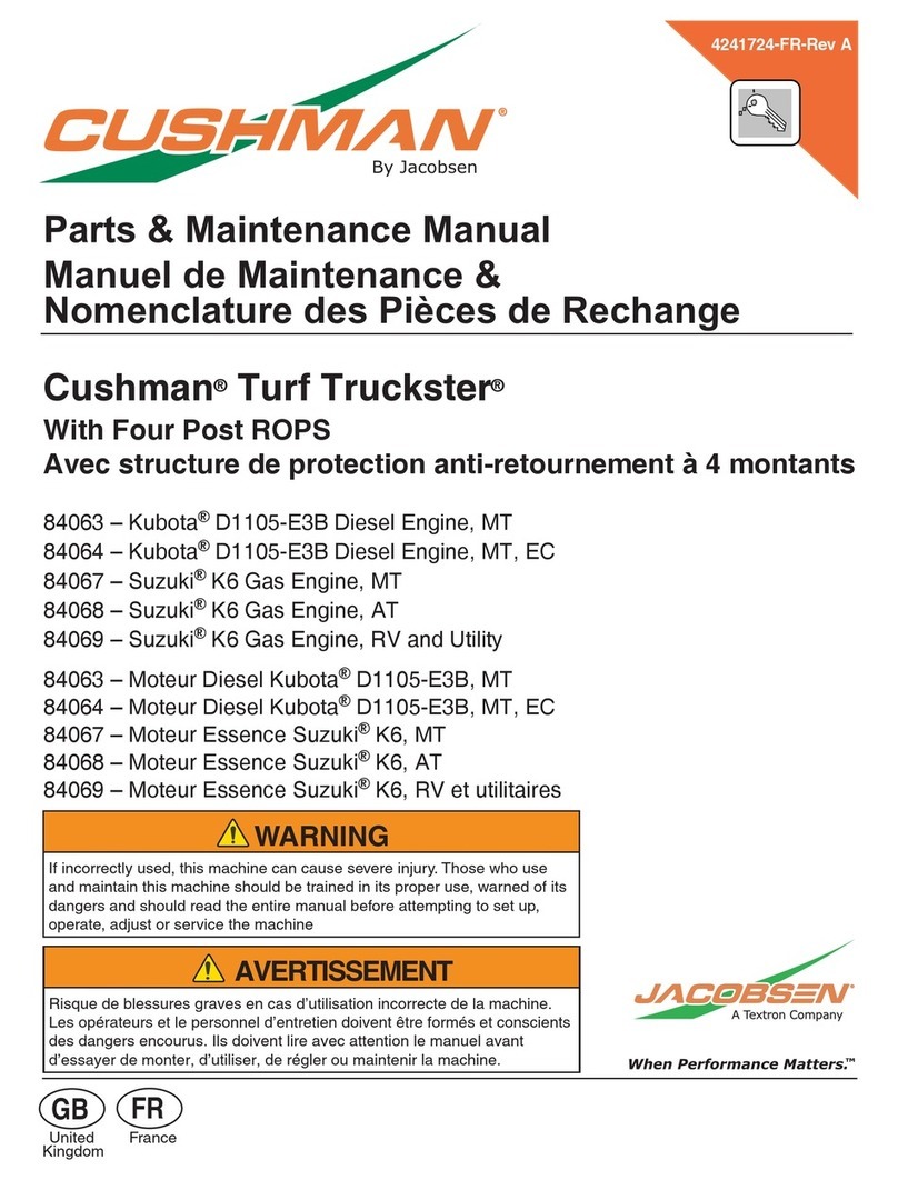 Jacobsen Cushman Turf Truckster User manual