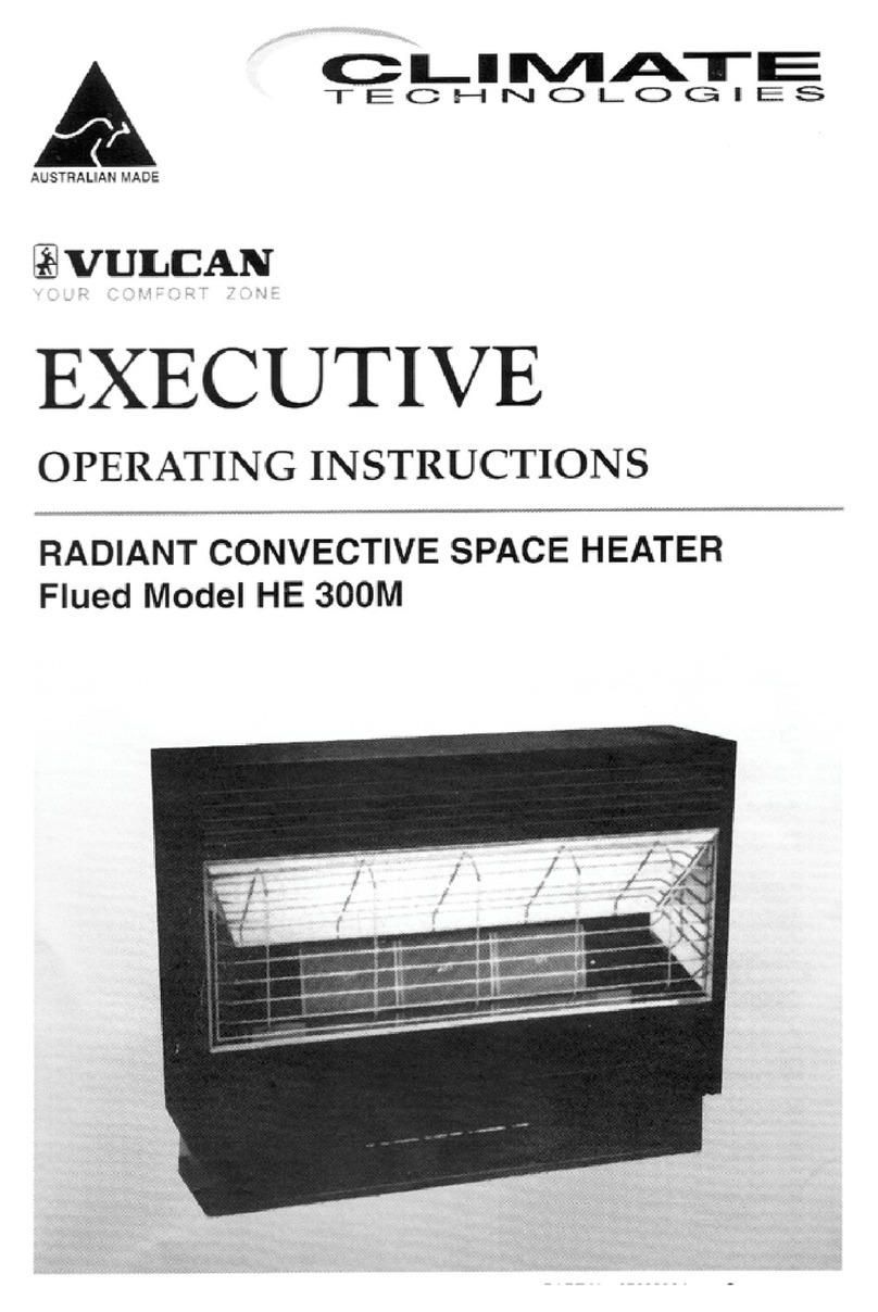 Climate Technologies Vulcan HE 300M operating instructions