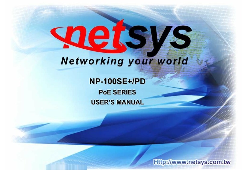 netsys NP-100SE+/PD user manual