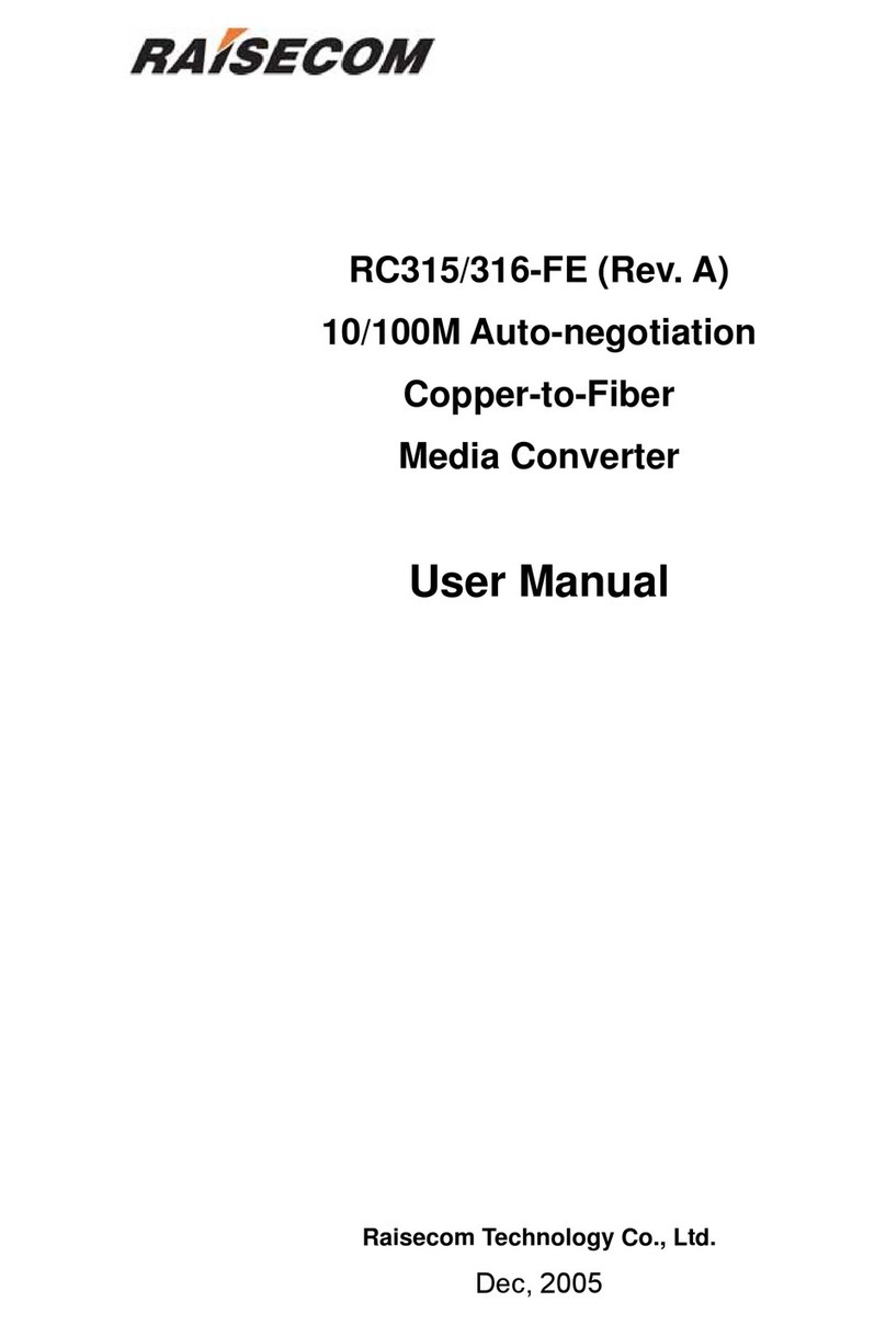 Raisecom RC315 user manual