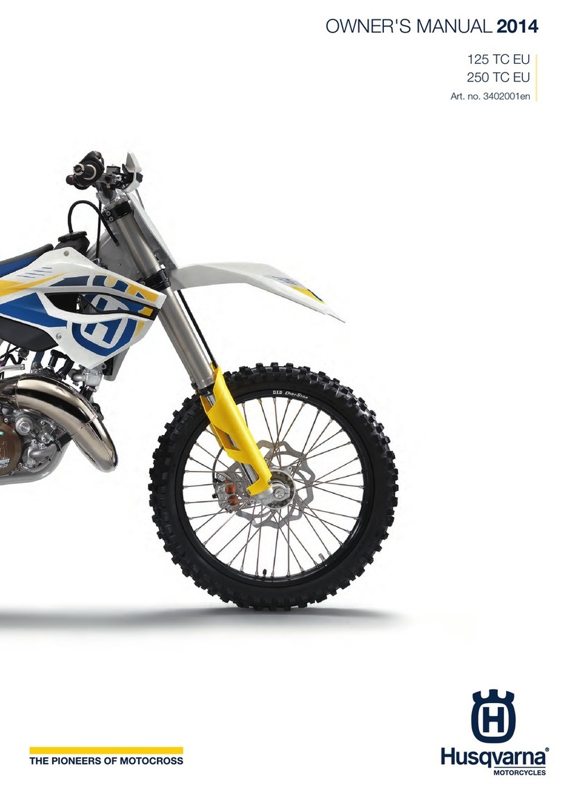 Husqvarna 125 TC EU owner's manual