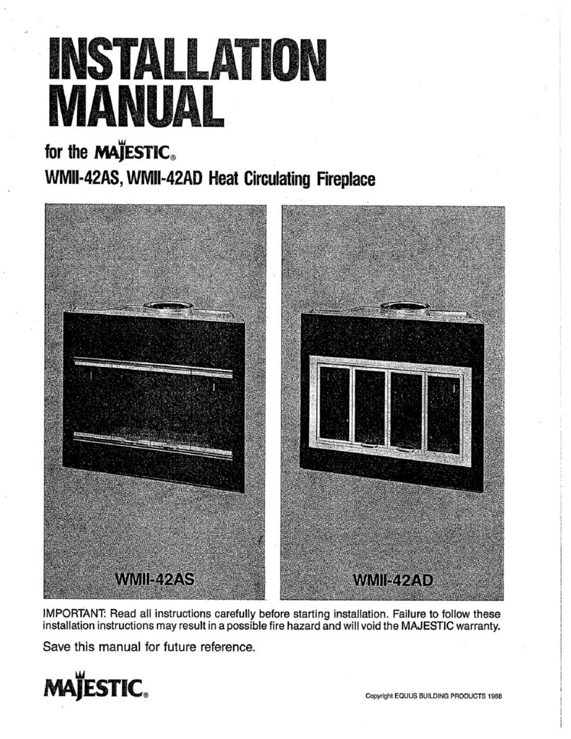 Majestic WMII-42AS User manual