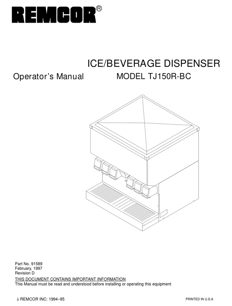 Remcor TJ150R-BC User manual