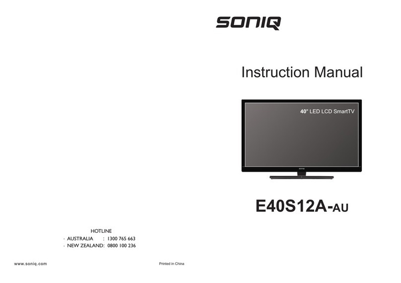 SONIQ E40S12A-AU User manual SONIQ E40S12A-AU User manual