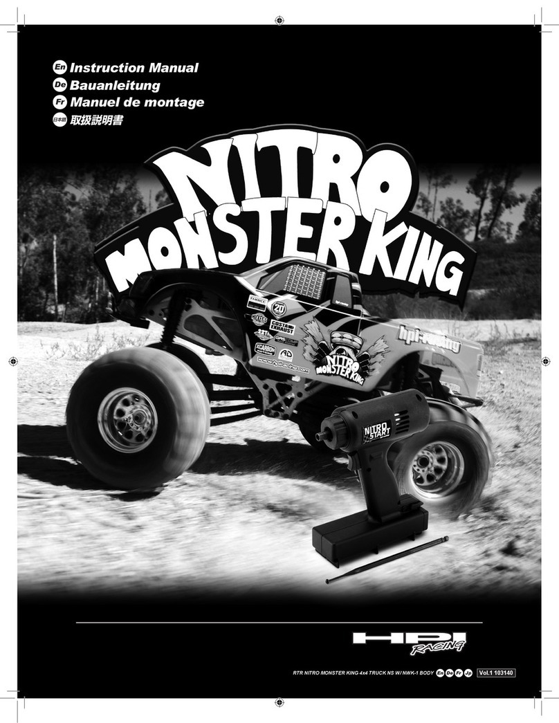 HPI Racing NITRO MONSTER KING instruction manual