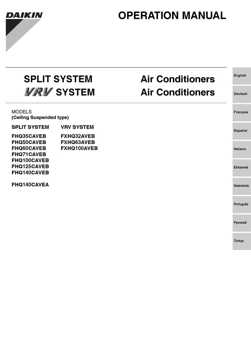 Daikin FHQ35CAVEB User manual