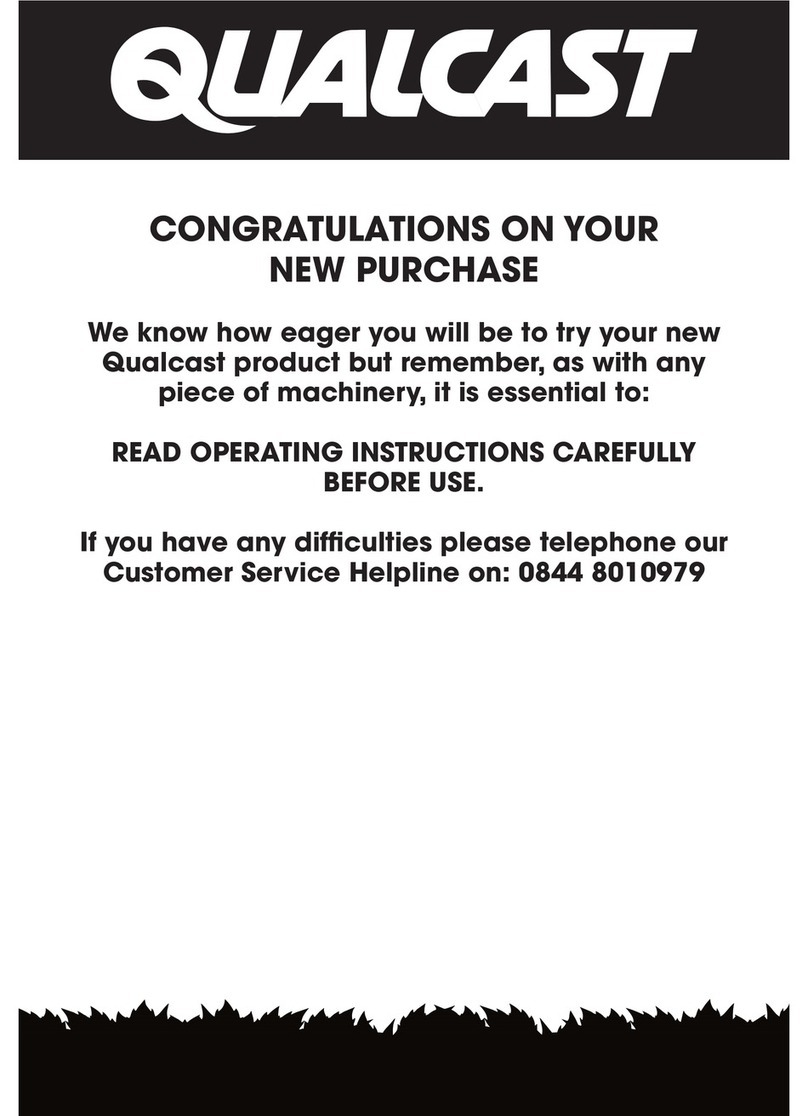 Qualcast GLM4000 operating instructions