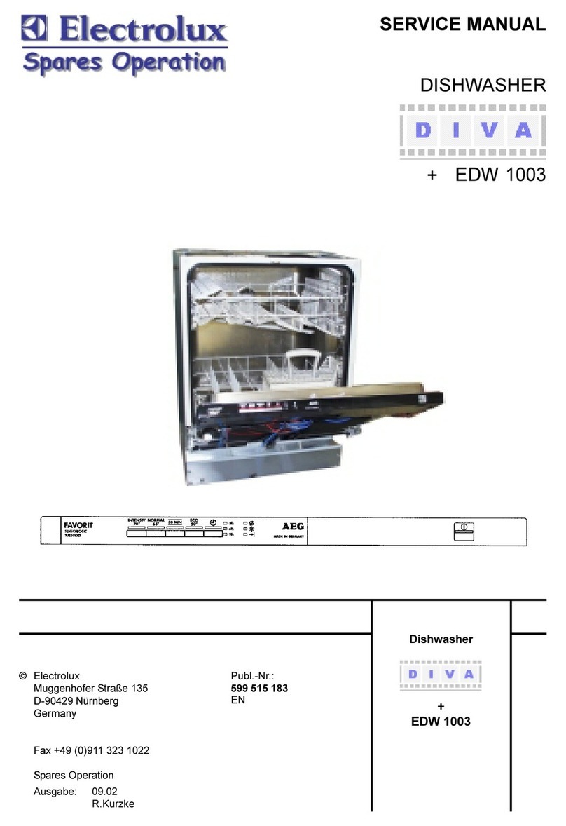 Electrolux EDW 1003 User manual