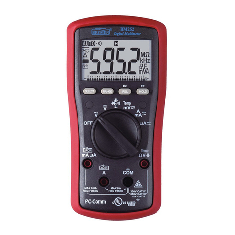 Brymen BM252 user manual