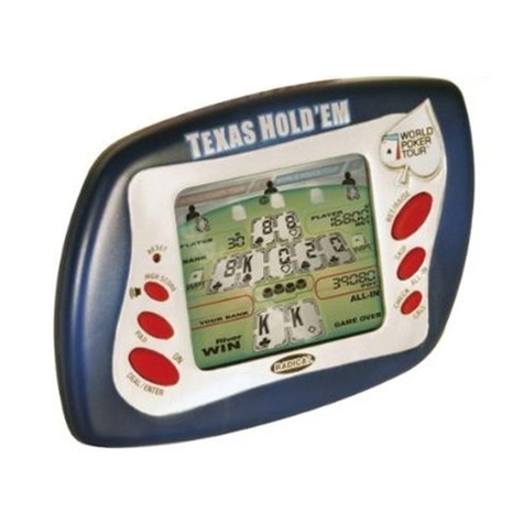 Radica Games NoLimit texas holdem instruction manual