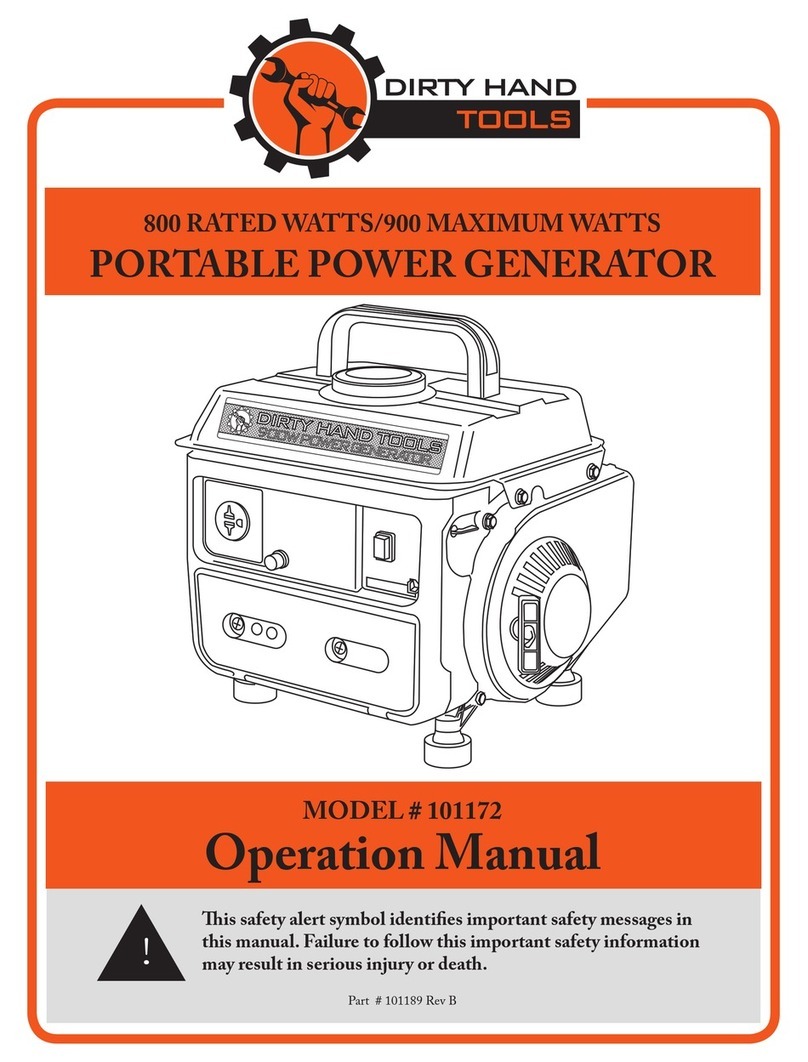 Dirty hand 101172 Operation manual