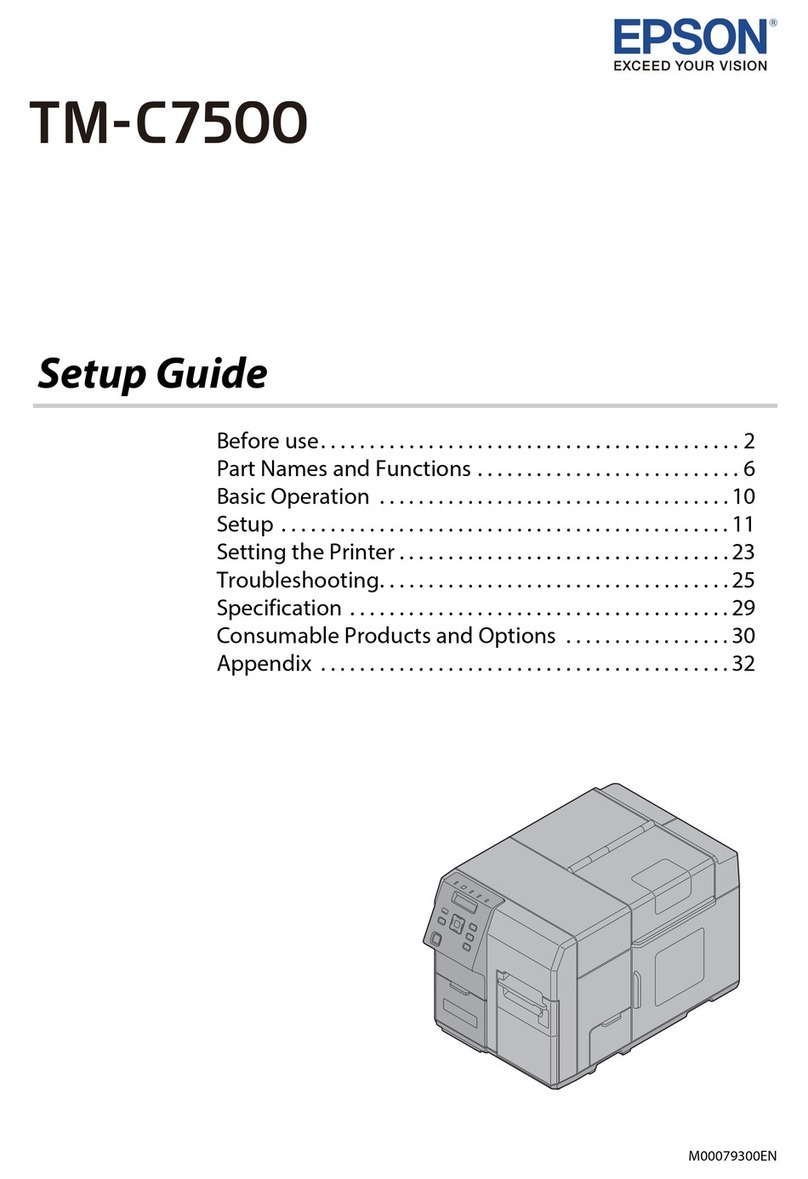 Epson TM-C7500 Series User manual