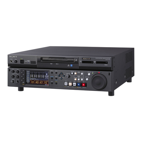 Sony XDSPD1000 User manual