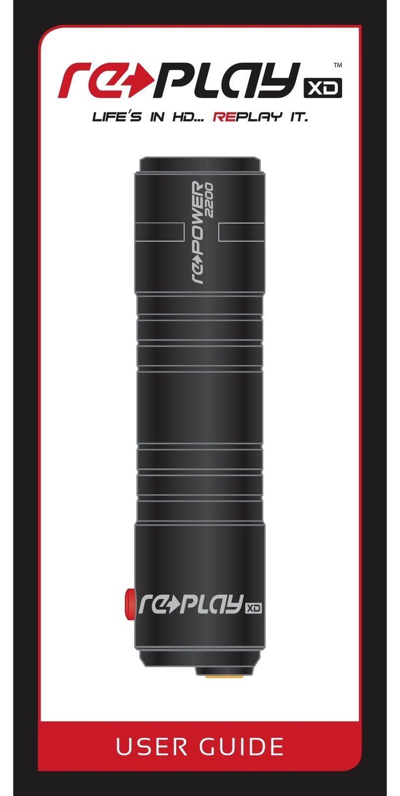 Replay XD RePower 2200 user guide