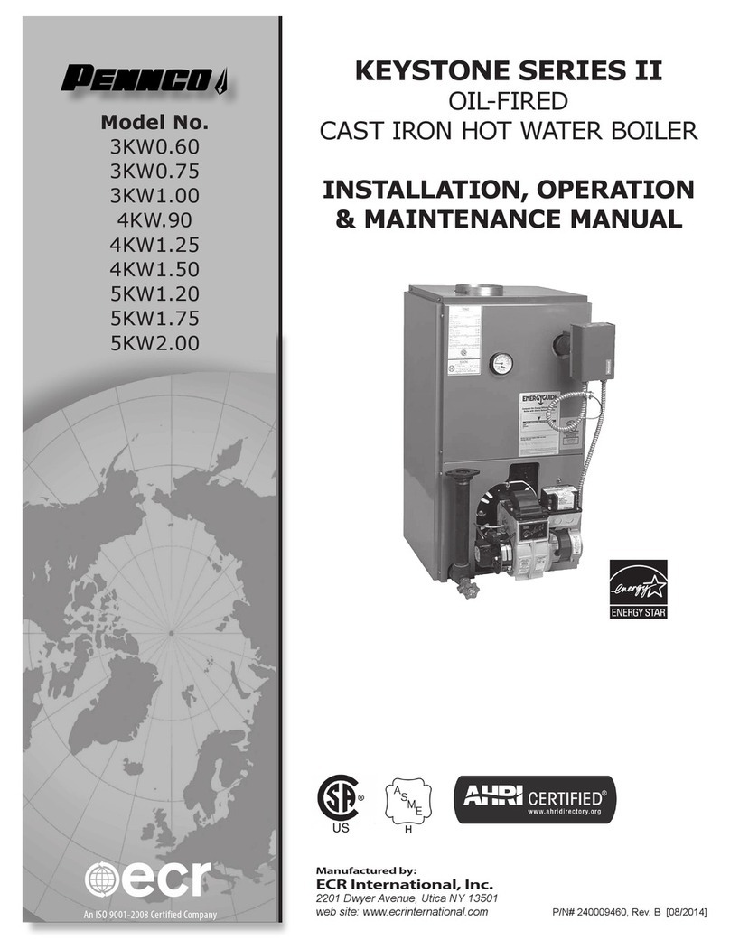 PENNCO KEYSTONE 3KW0.60 Installation, operation & maintenance manual