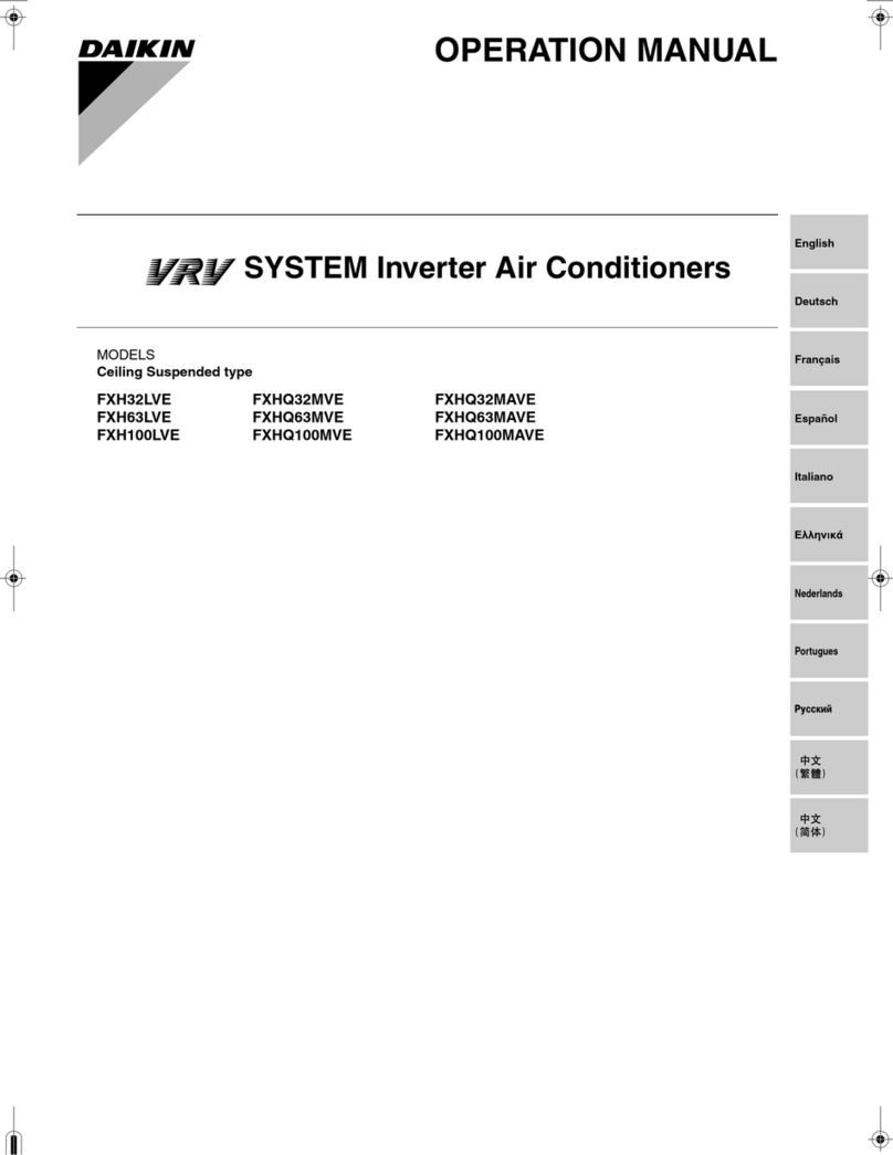 Daikin FXH32LVE User manual