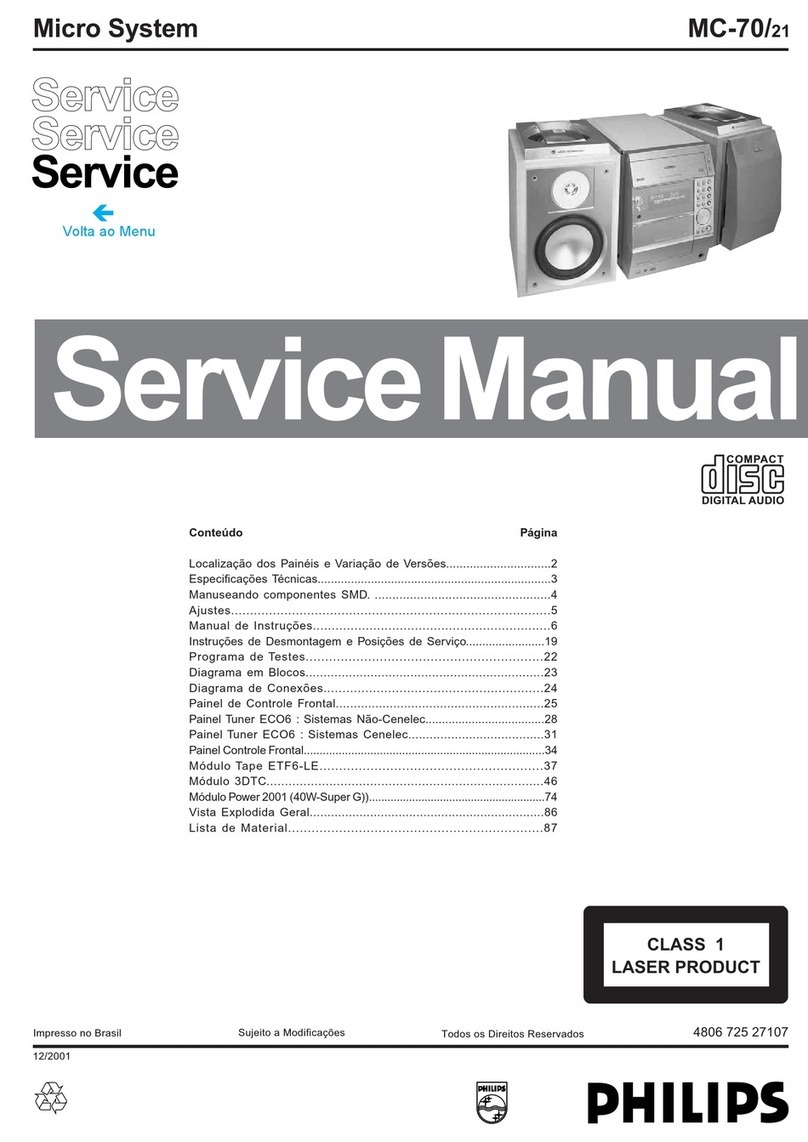 Philips MC-70/21 Service manual