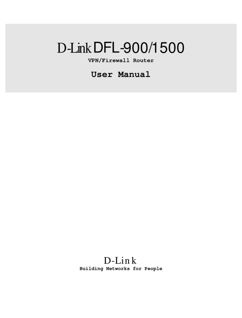 D-Link DFL-900 User manual D-Link DFL-900 User manual