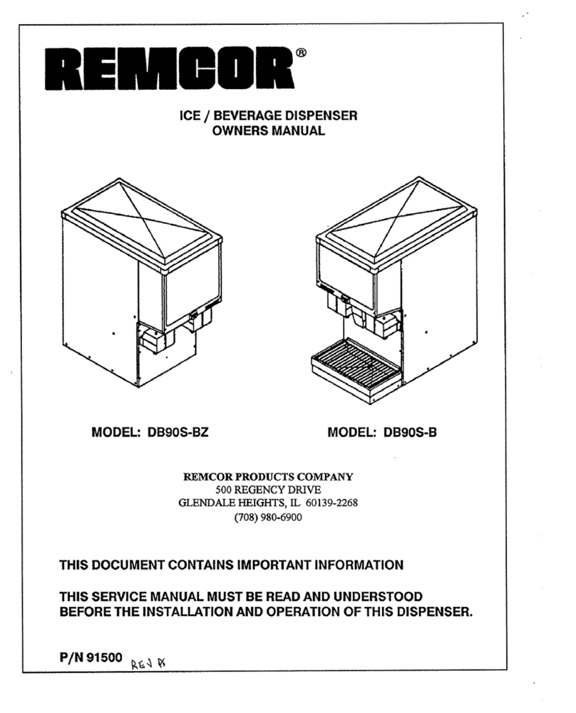 Remcor DB90S-BZ owner's manual