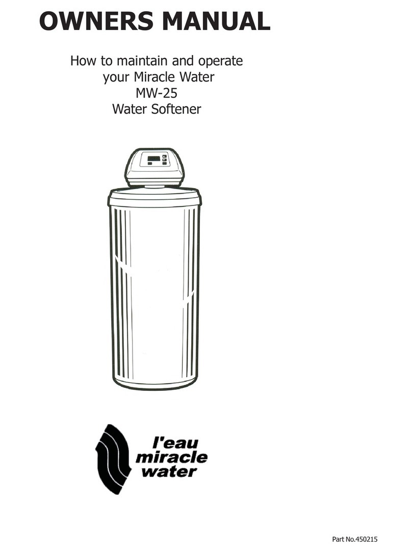 Miracle Water MW-25 owner's manual