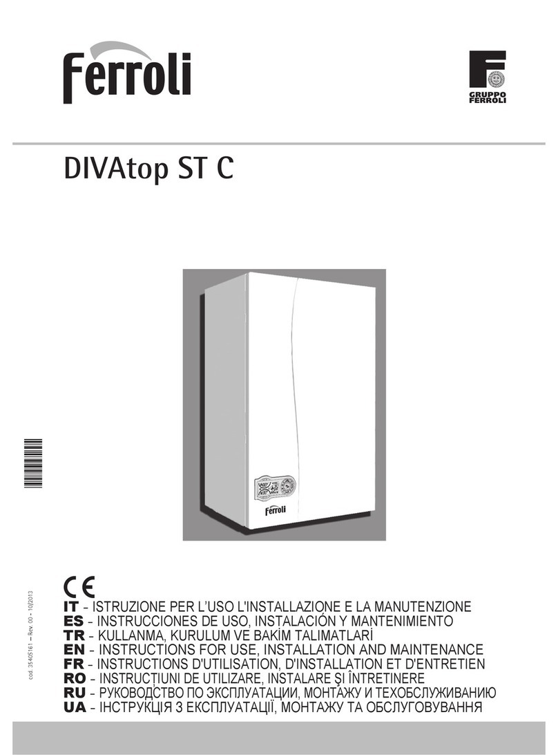 Ferroli DIVAtop ST C Troubleshooting guide