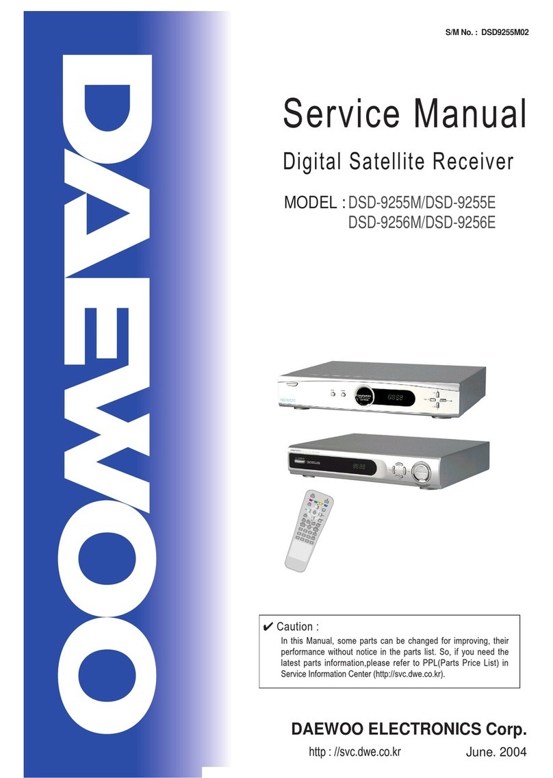 Daewoo DSD-9255M Service manual