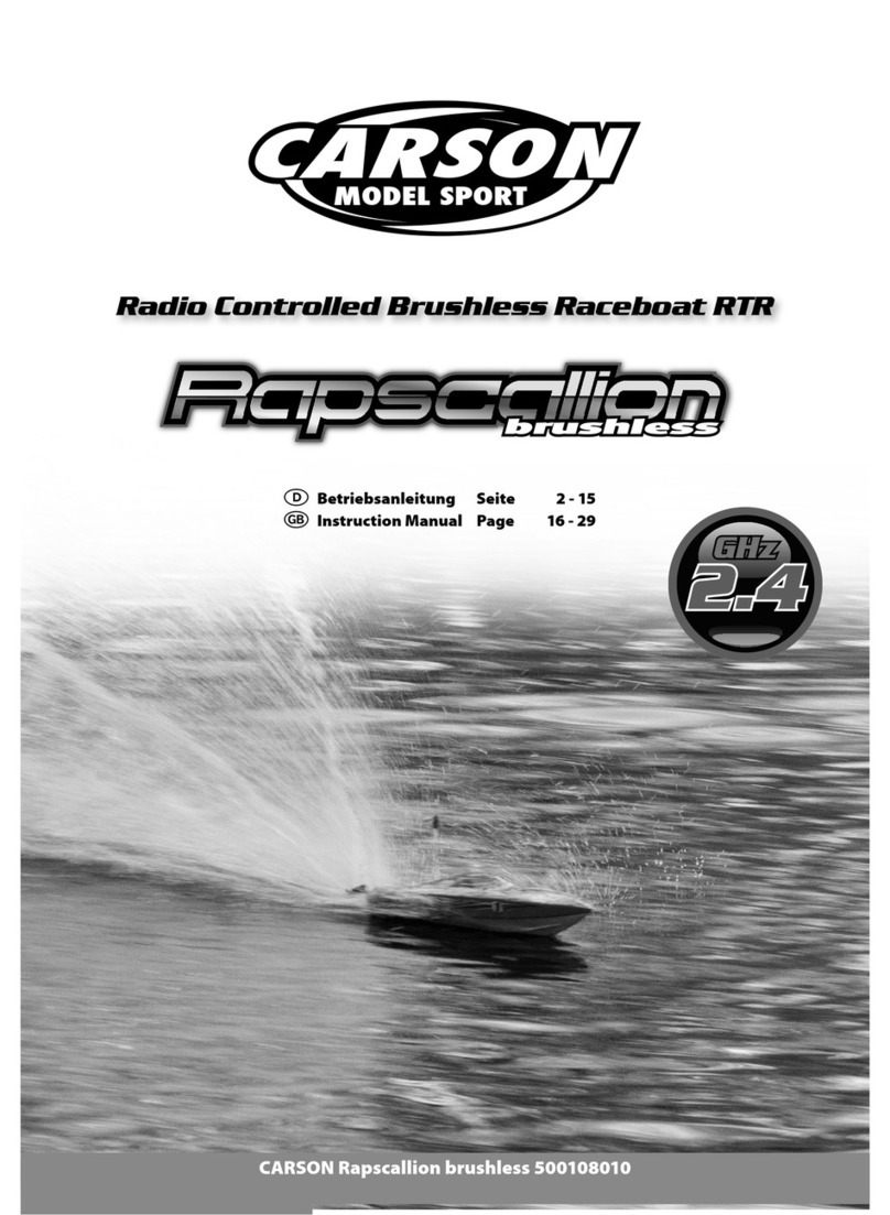 Carson Rapscallion brushless User manual