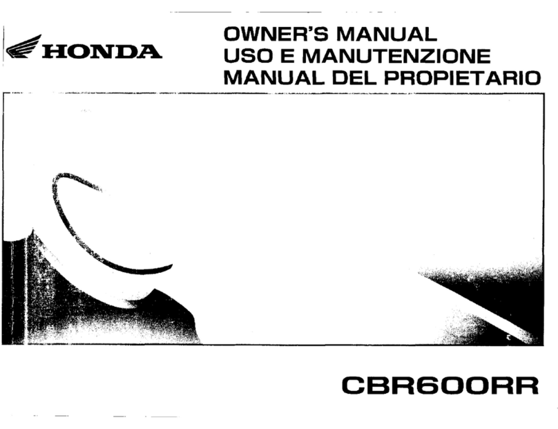Honda CBR600RP owner's manual