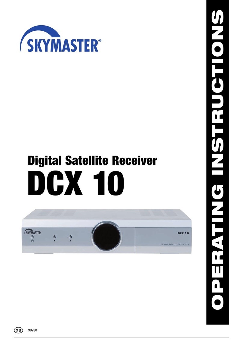 Sky Master DCX 10 operating instructions