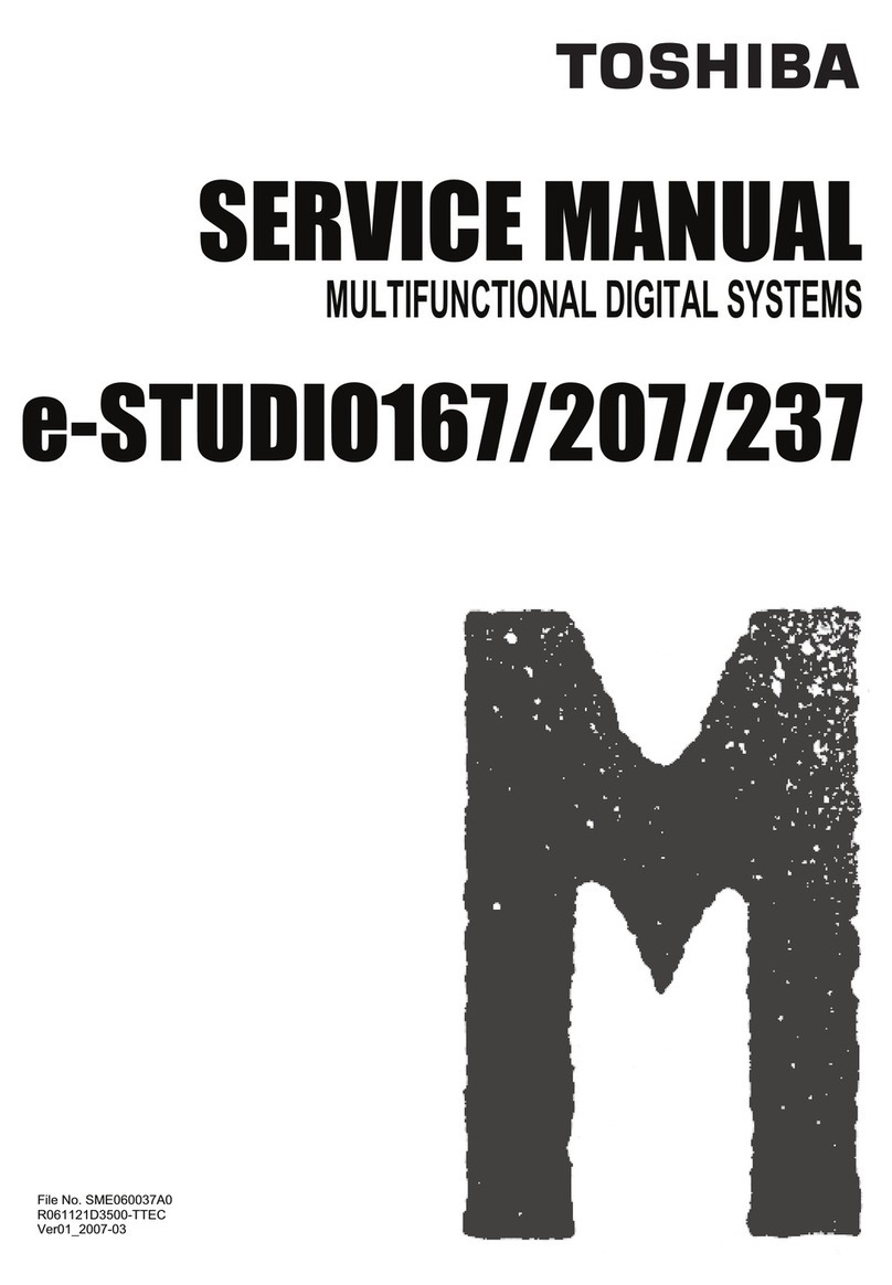 Toshiba E-Studio167 User manual