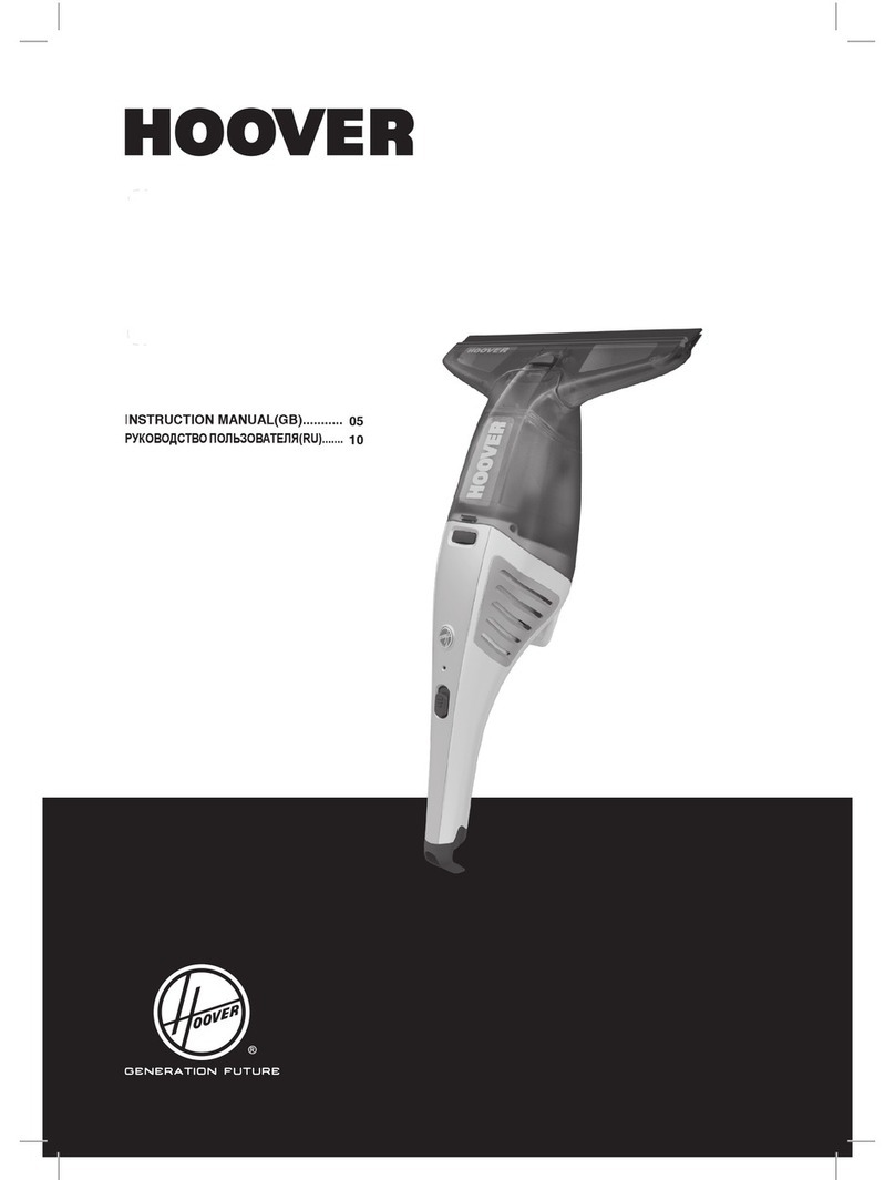 Hoover Vacuum cleaner User manual