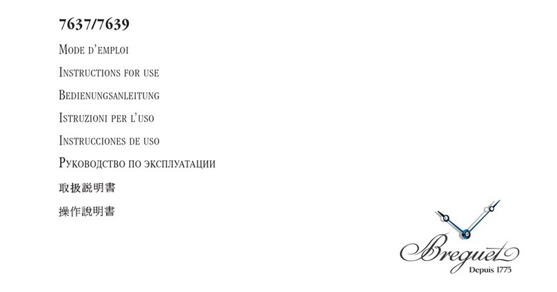 Breguet 7637 Instructions for use