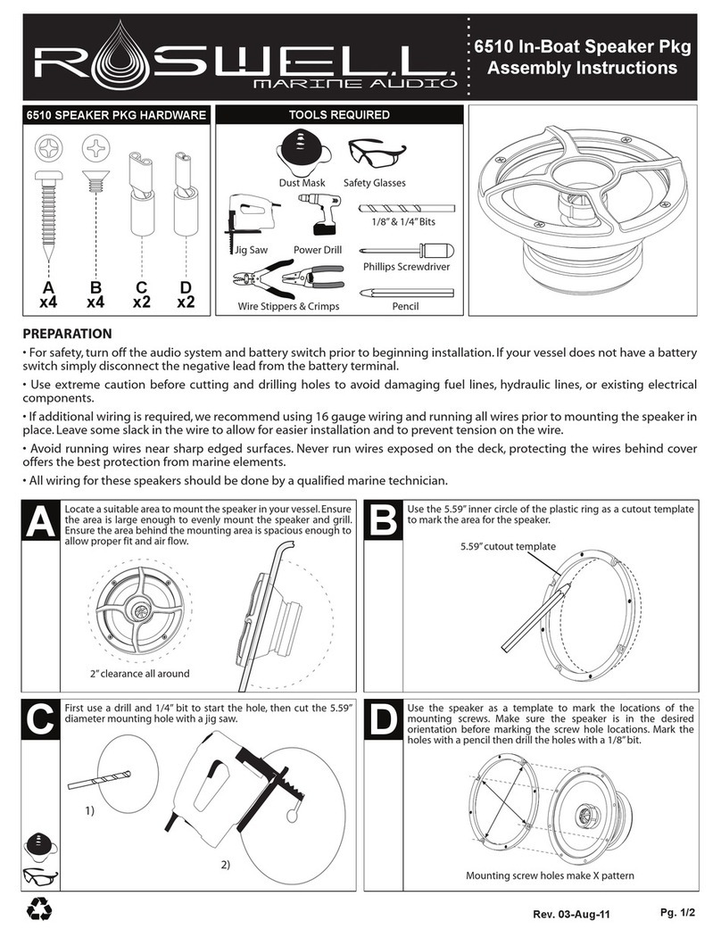 Roswell 6510 Assembly instructions