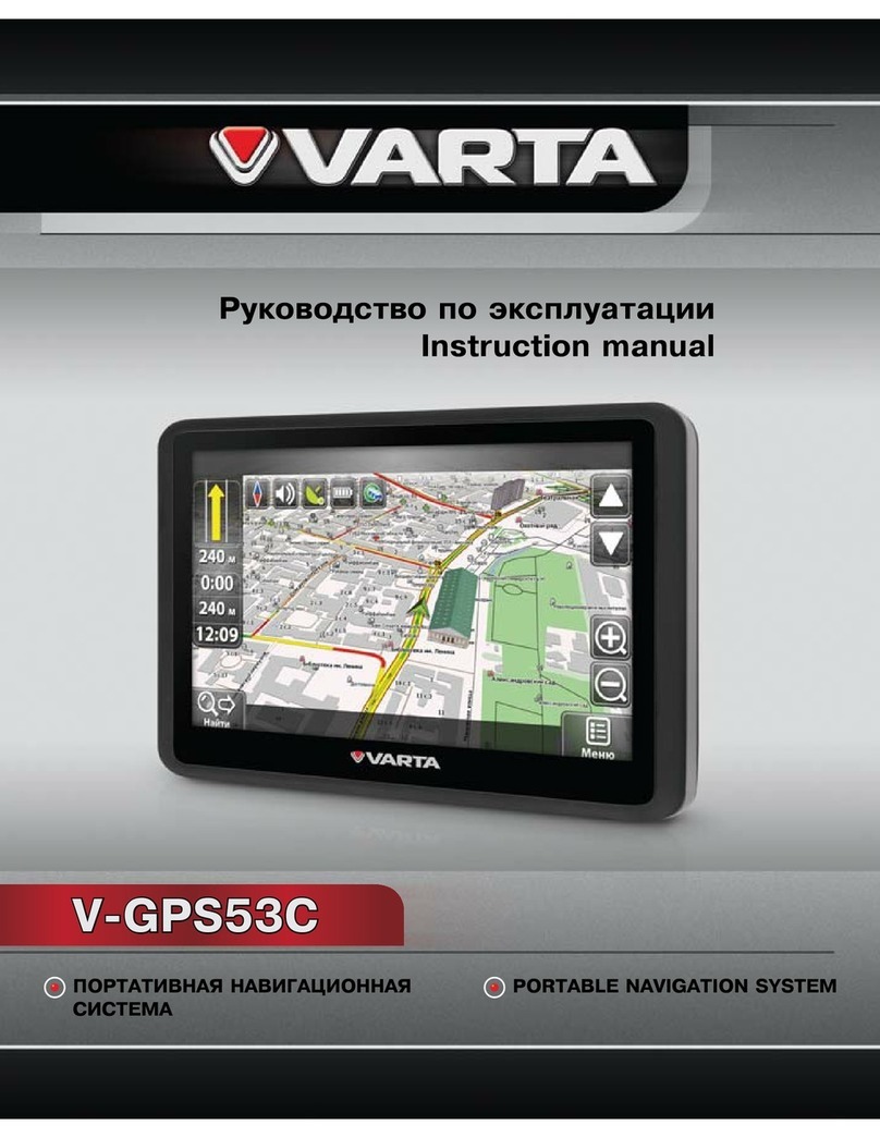 Varta V-GPS53C instruction manual