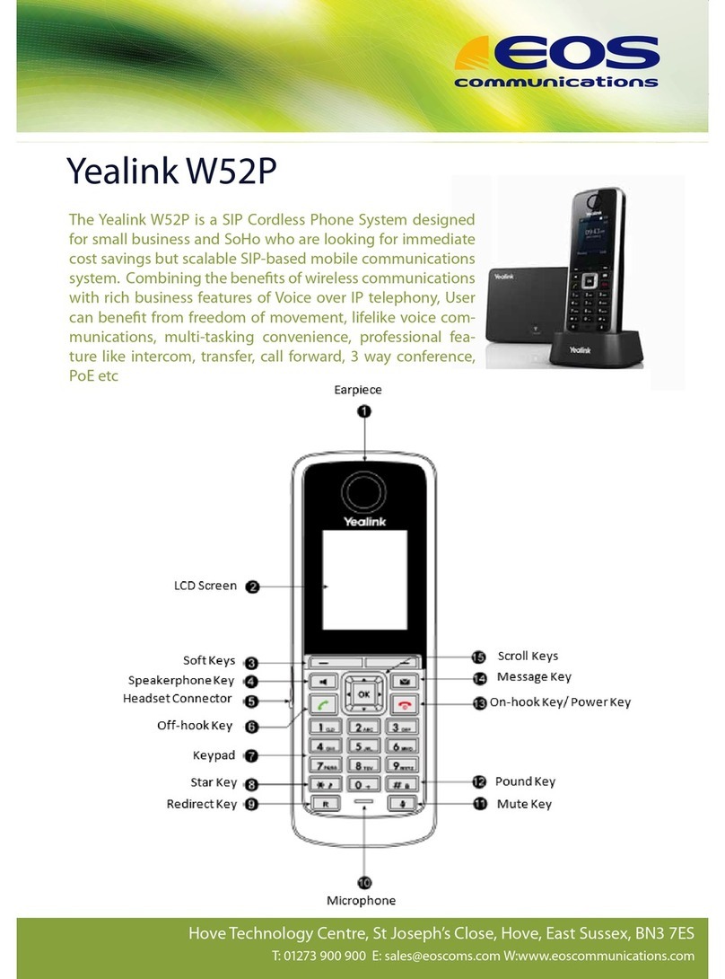 EOS Yealink W52P instructions
