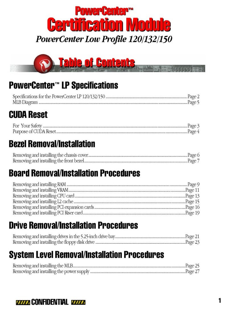 PowerCenter 120 User manual