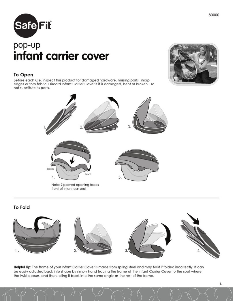 SafeFit pop-up owner's manual